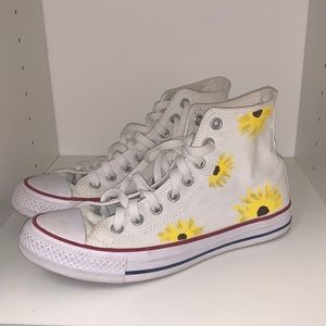 custom sunflower converse
